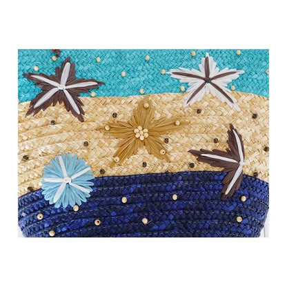 Bucket Shaped Straw Woven Bag