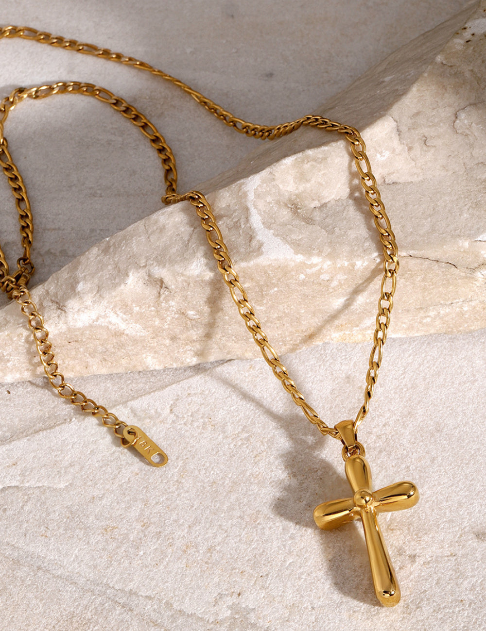 Simple Vintage Cross Pendant Nevklace
