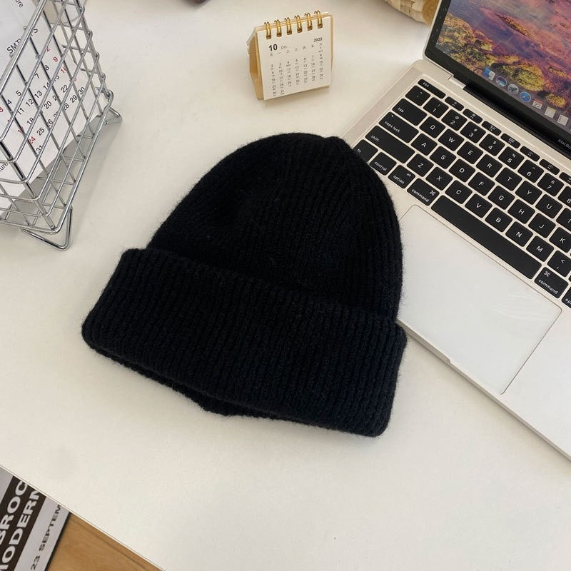 Solid Color Knit Beanie