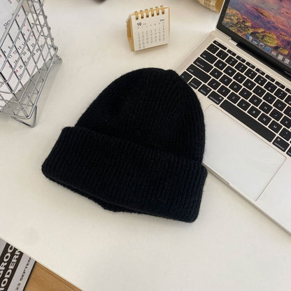 Solid Color Knit Beanie