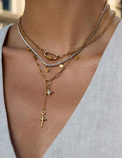 Chic Gold Plated Stainless Steel Choker Necklace