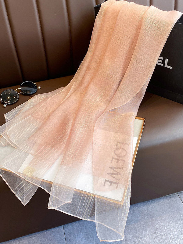 8 Colors Fashion Sunscreen Silk Scarf