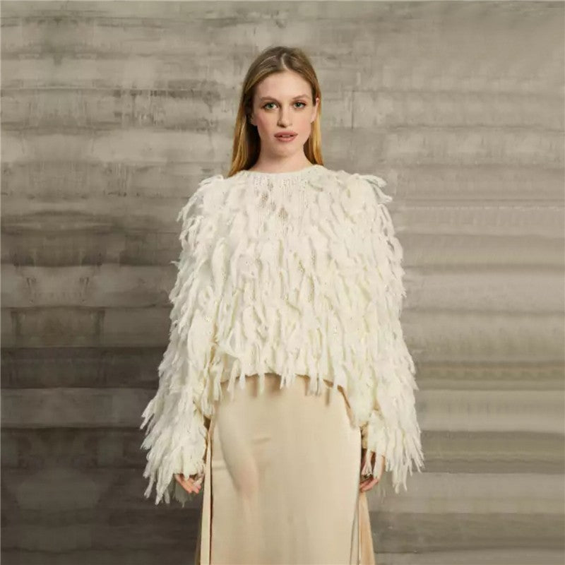 Fashionable Casual Loose Fringe Sweater