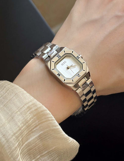 Vintage Gold Tone Octagonal Case Quartz Watch