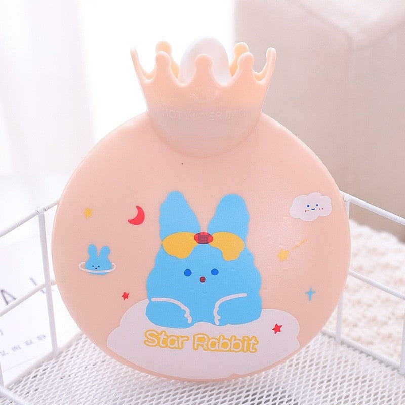Portable Thickened Cartoon Printed Hot Water Bag