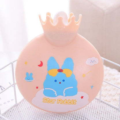 Portable Thickened Cartoon Printed Hot Water Bag