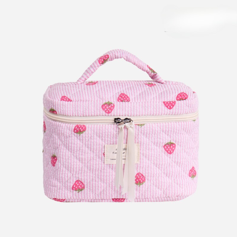 Candy Color Sweet Large Capacity Make Up Bag