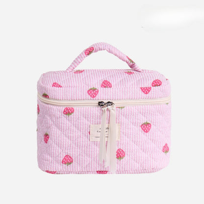 Candy Color Sweet Large Capacity Make Up Bag