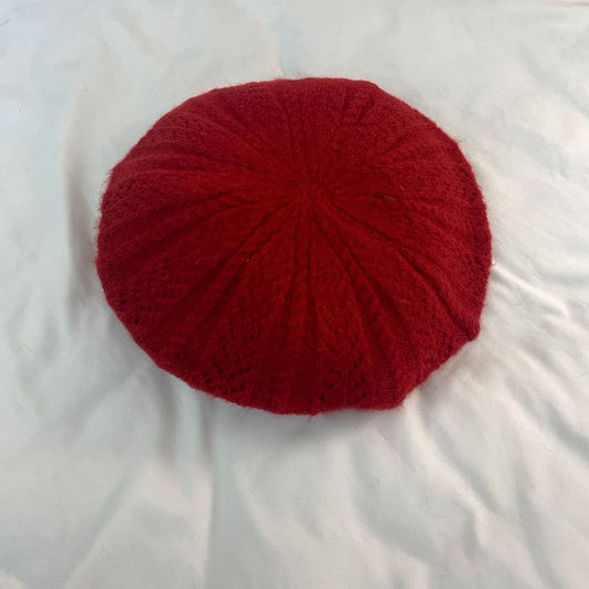 Lace Jacquard Knit Beret