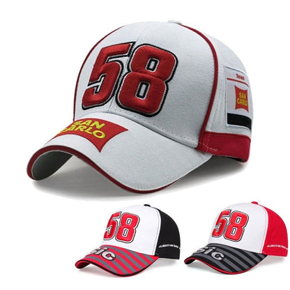 Racing Themed Baseball Cap Basic Style