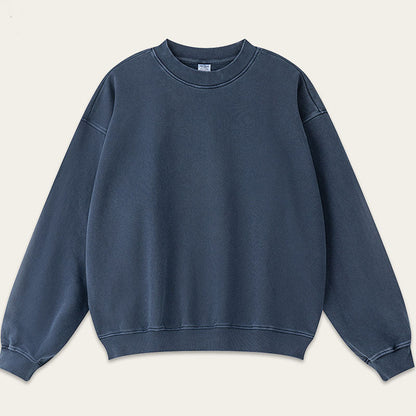 Round Neck Loose Long Sleeve Sweatshirt