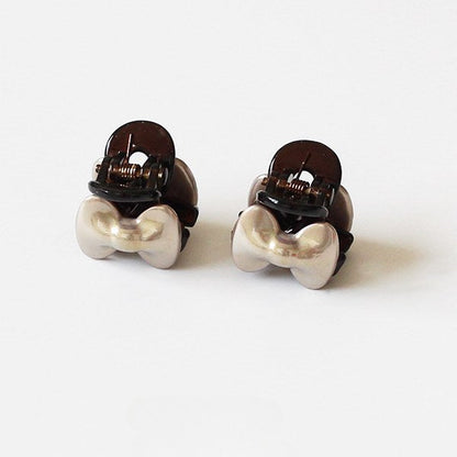 Bow Decor Cute Mini Hair Clips