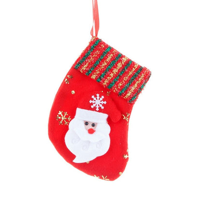 Christmas Socks Gift Bag Small Christmas Socks Pendant Christmas Tree Pendant