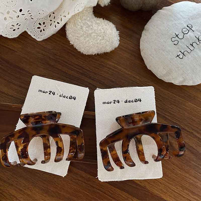 Millett Leopard Print Hair Claw Clip