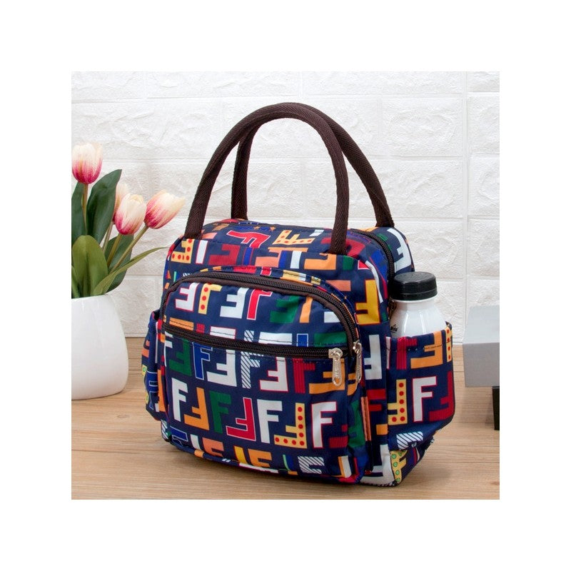 Polka Dot Sunflower Rose Bear Lunchbox Bag