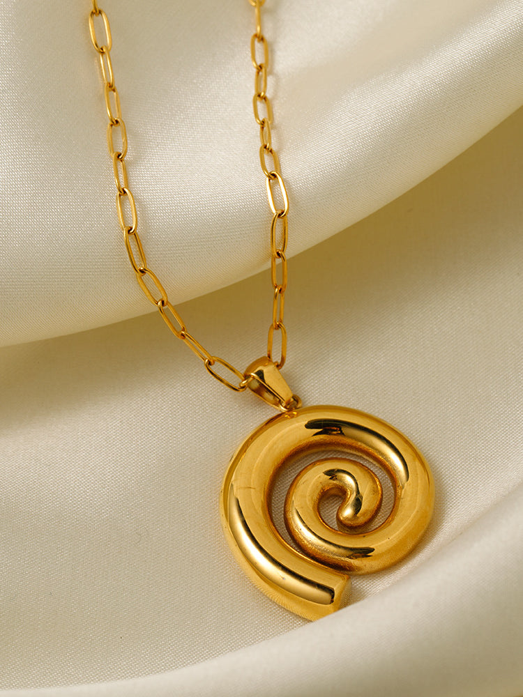 Threaded Circle Pendant Vintage