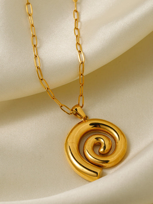 Threaded Circle Pendant Vintage