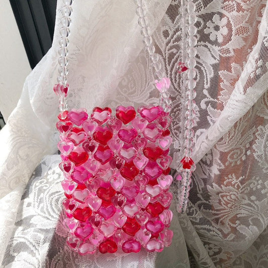 Jelly Love Beads Mini Shoulder Bag