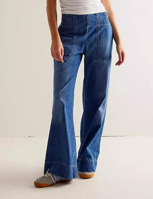 Casual Low-Waist Loose Jeans