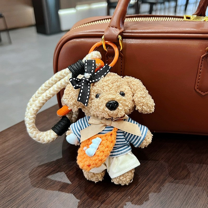 Cute Plush Teddy Bear Keychain