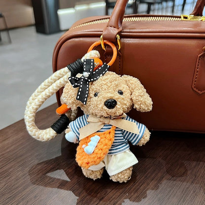 Cute Plush Teddy Bear Keychain
