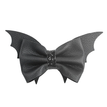 Children Kids Baby Halloween Cartoon Bat Wings Hair Clip