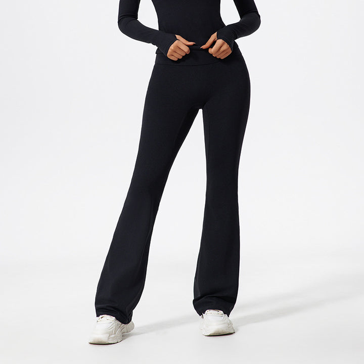 Pantalones de algodón negros
