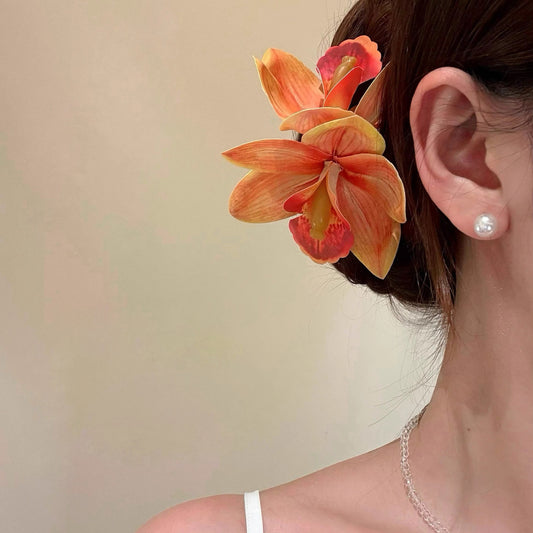 Bohemian Beach Holiday Floral Hairpin