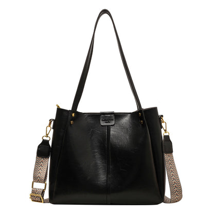 Bolso de mano retro de gran capacidad para mujer