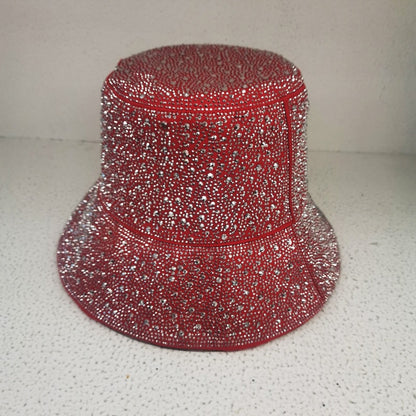 Gipsophila Flash Rhinestone Fashion Casual Bucket Hat