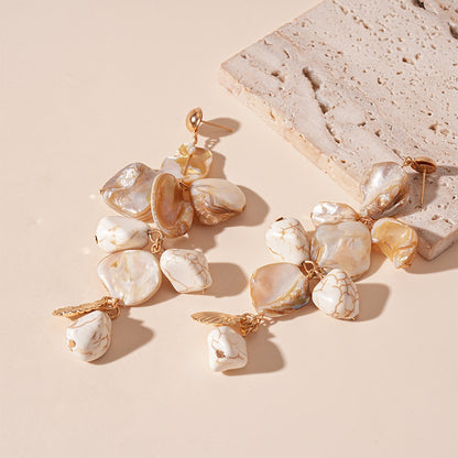 Sea Wind Shell Starfish Sea Earrings