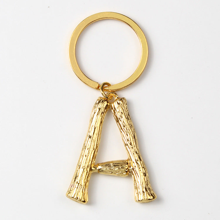 Fashion Creative Alphabet Keychain