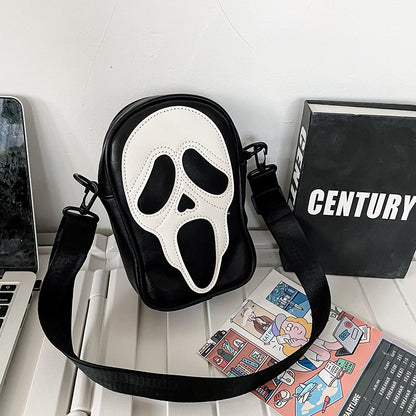 Gothic Women Fashion Funny Ghost Skull Messenger Bag
