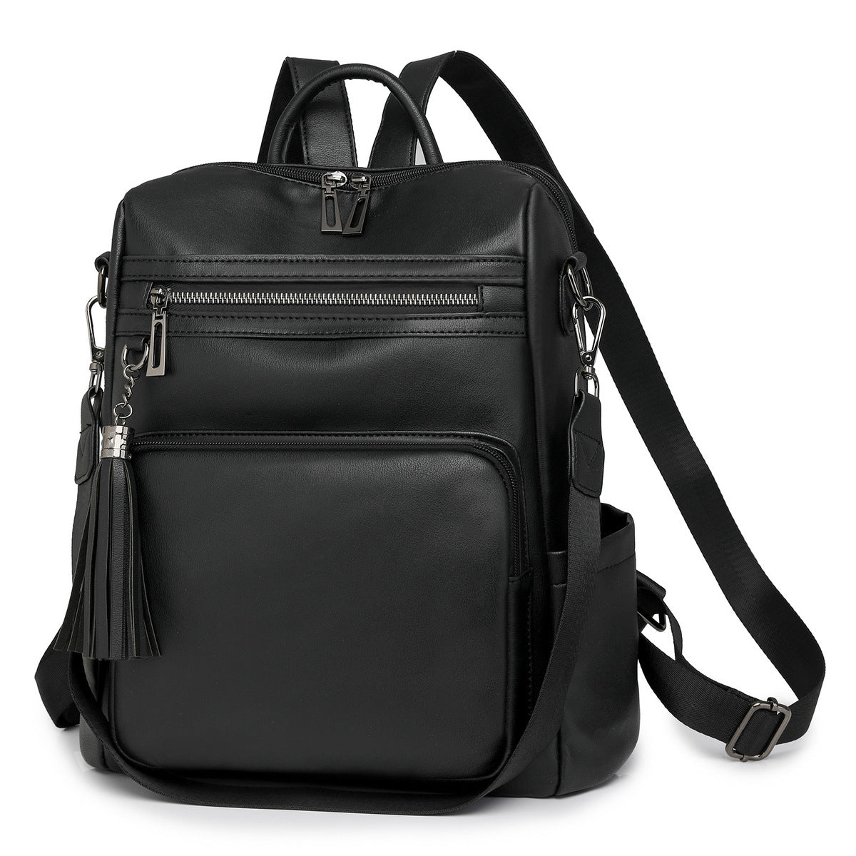 Winter Vintage Fashion Women Leopard Backpack