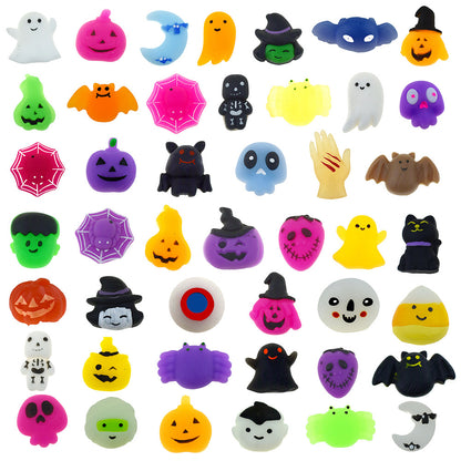 Halloween Spooky Bat Pumpkin Squeeze Vent Stress Relief Toys