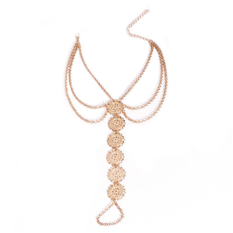 Bohemian Vintage Pearl Anklet for Women