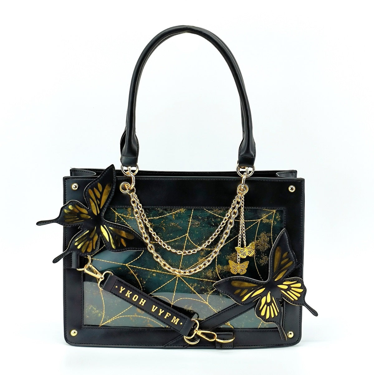 Women Fashion Creative Gothic Maze Butterfly Handbag