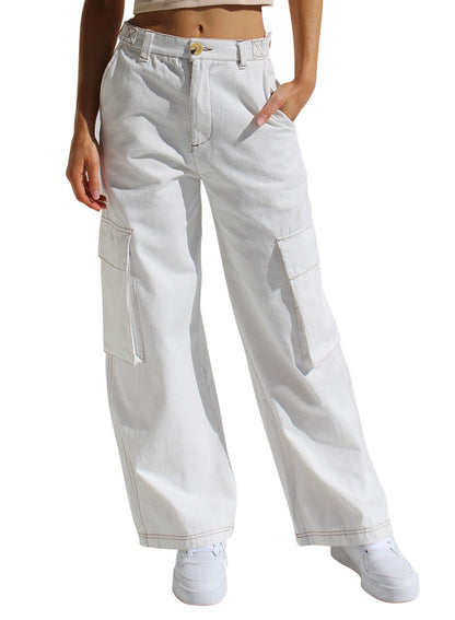 Women Multi-Pocket Casual Street Fashion Cargo Pants