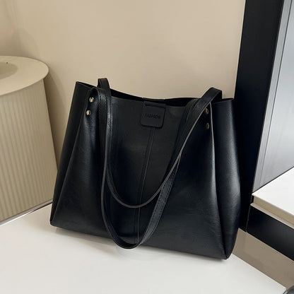 Bolso de mano informal de gran capacidad a la moda para mujer