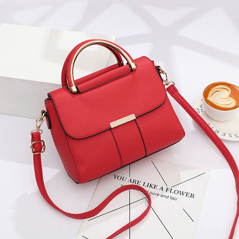 Bolso de mano sencillo de color liso y estilo casual para mujer