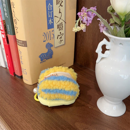Cute Plush Soft Airpods Protective Cover Bag