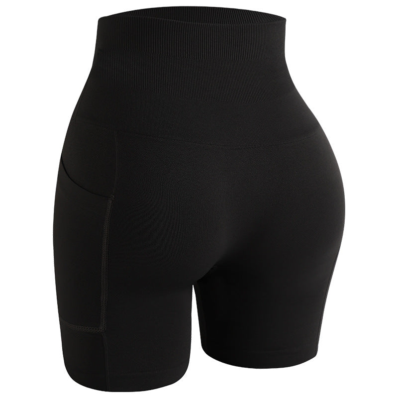 Women Yoga Fashion Solid Color Sports Shorts