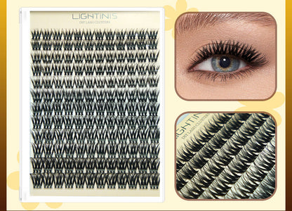 Faux cils épais et naturels pour femmes, fabriqués en fibres de haute qualité