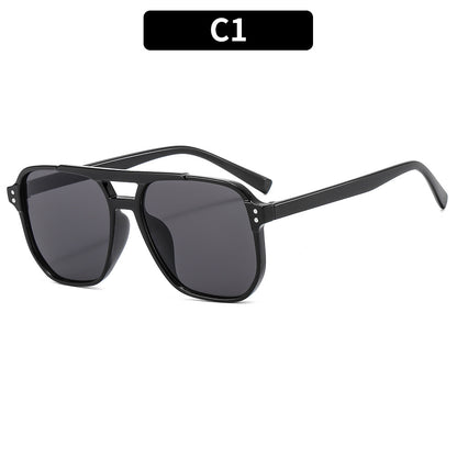 Fashion Large Frame Sunscreen Sunglasses