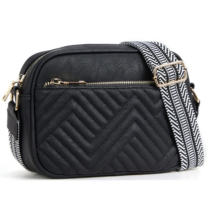 Women Casual PU Leather Square Crossbody Bag