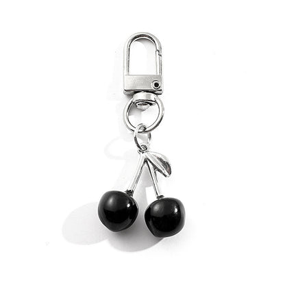 Creative Alloy Cherry Key Chain Fruit Bag Pendant