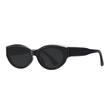 Gafas de sol de moda con montura ovalada y resistentes a los rayos UV