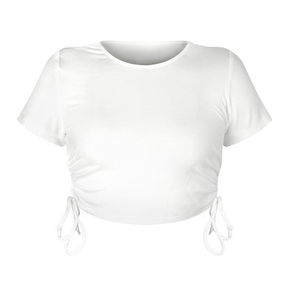 Women'S Ribbed Cotton Spandex Cropped Top