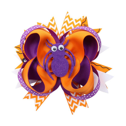 Children Kids Baby Halloween Fabric Hairclip Accessory