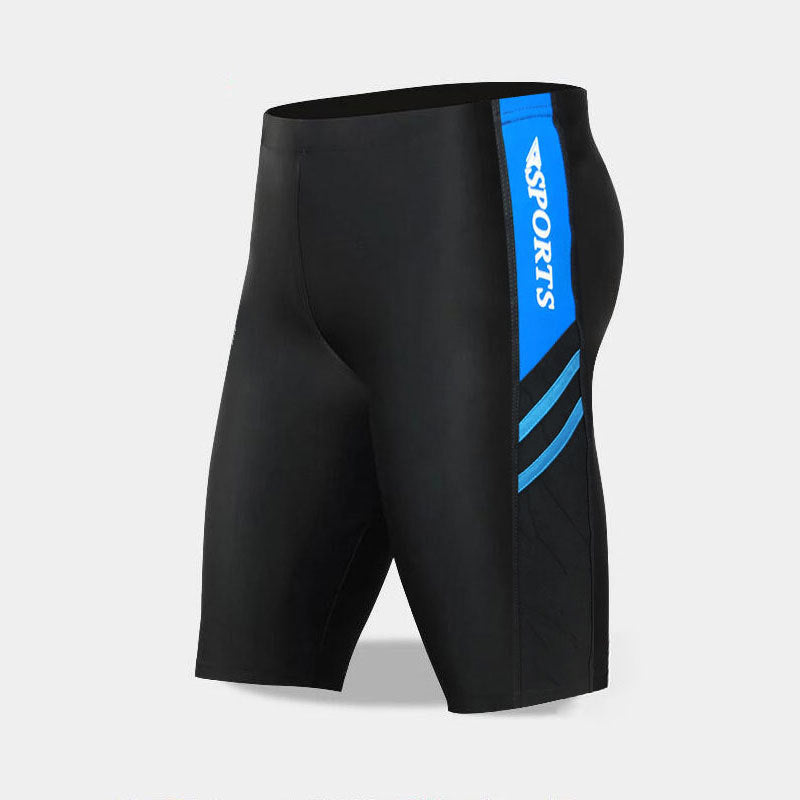 Traje de baño profesional con estampado de letras y colores a juego para hombre